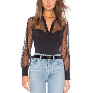 Thistle and Spire - Meserole Bodysuit with Collar - sz Small